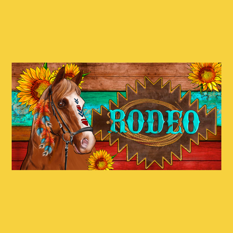 Aztec Horse Cactus And Sunflowers License Plate Template Premium Sweatshirt by Artiststas | Teevron