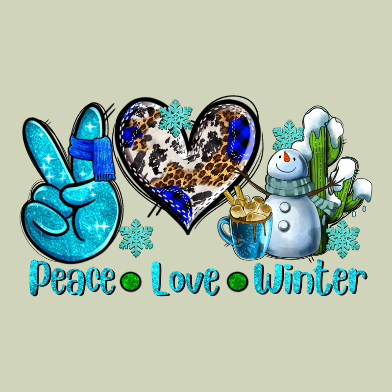 Peace Love Winter Ado Heavyweight Hoodie by AdoDesignShop | Teevron