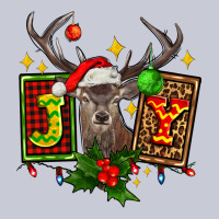 Joy With Reindeer Ado Heavyweight Hoodie | Teevron