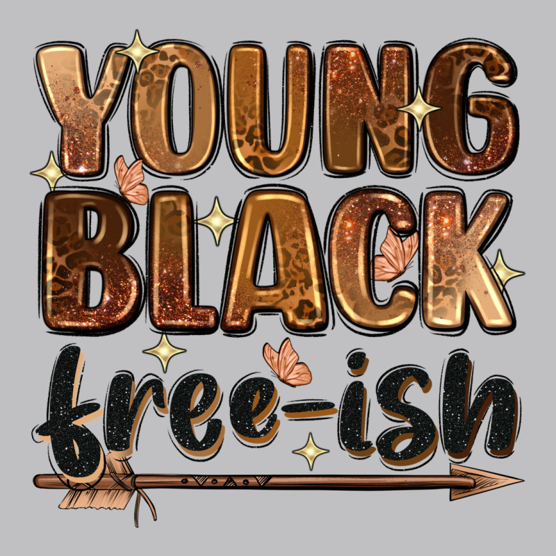 Young Black Free-ish Classic Tee by Zillion Design Studio | Teevron