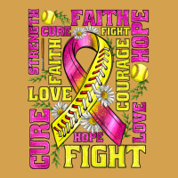 Breast Cancer Softball Ribbon Love Cure Fight Bbs Urban Hoodie | Teevron