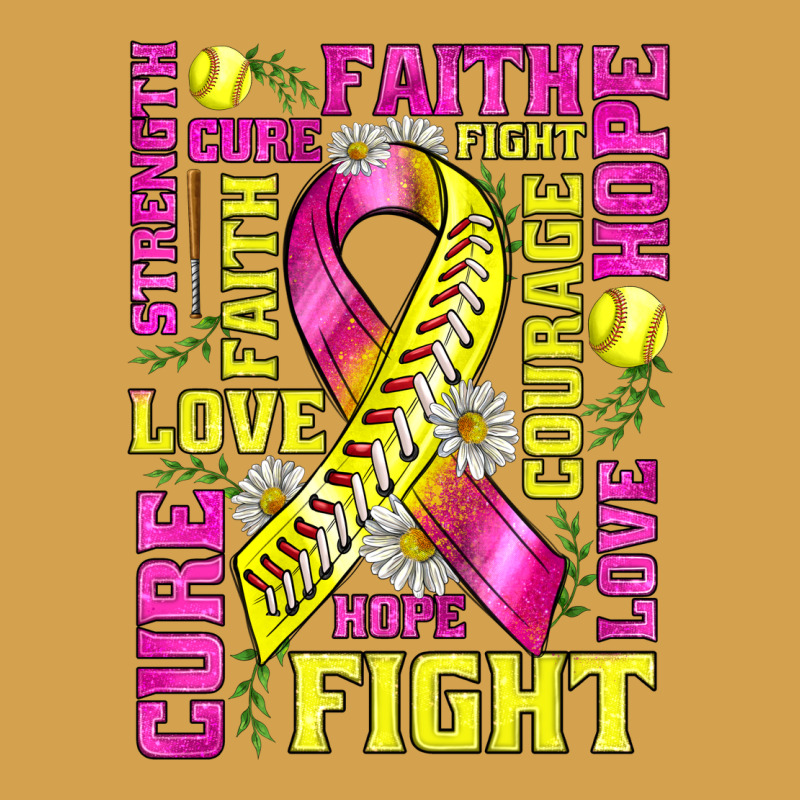 Breast Cancer Softball Ribbon Love Cure Fight Bbs Urban Hoodie by BundleAndBundleShop | Teevron