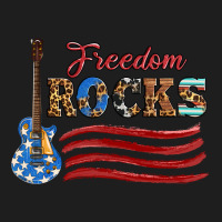 Freedom Rocks With Guitar Heavyweight Hoodie | Teevron
