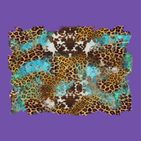 Western Leopards And Turquoise With Cowhide Background Premium Sweatshirt | Teevron