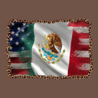 Mexico Flag And Usa Flag Premium Sweatshirt | Teevron