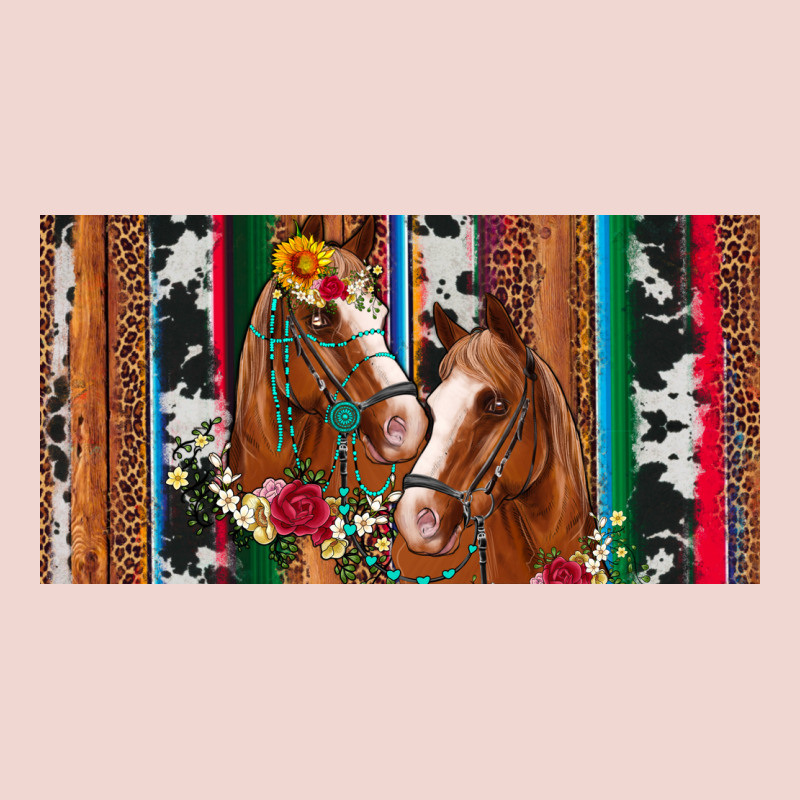Western Horses Gemstone Horse Cowhide Leopard Floral Background Licens Premium Sweatshirt by Artiststas | Teevron