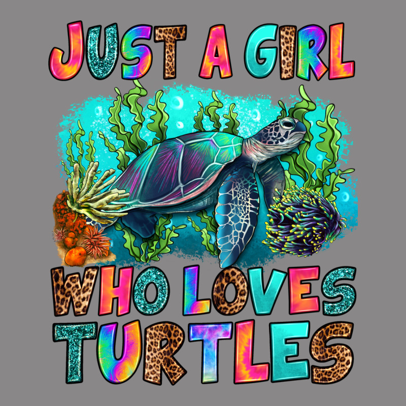 Just A Girl Who Loves Turtles Vintage Tee by RanaPortraitStore | Teevron