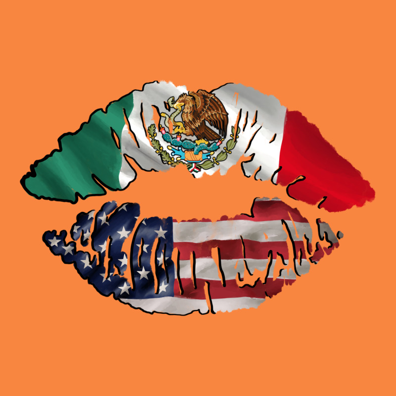 Mexico Usa Lips Premium Sweatshirt by AdoDesignShop | Teevron
