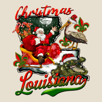 Louisiana Christmas With Santa Urban Heavy Tee | Teevron