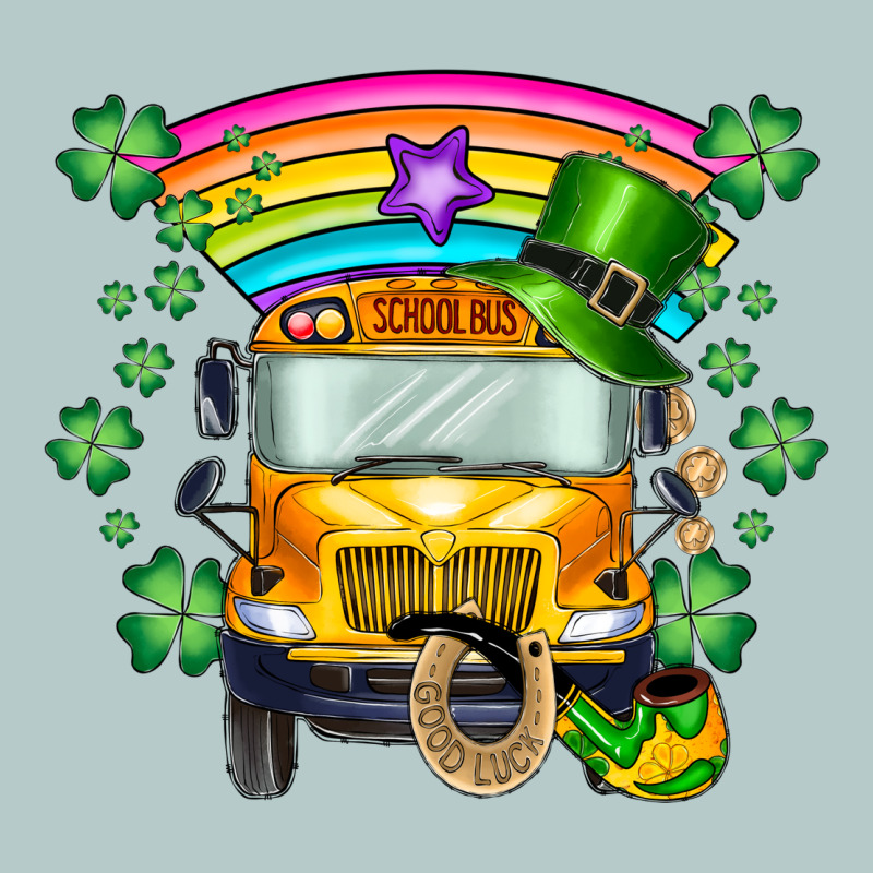 St. Patricks Day School Bus Heavy Core Tee by SublimationCraftShop | Teevron