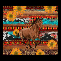 Western Horse And Sunflowers Cowhide Leopard With Aztec Premium Sweatshirt | Teevron