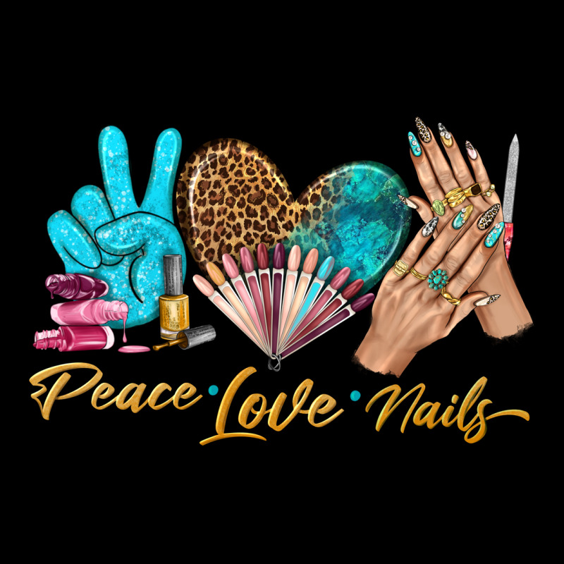 Peace Love Nails Bbs Urban Hoodie by BundleAndBundleShop | Teevron