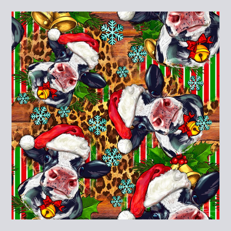 Christmas Leopard Cow Zipper Hoodie by FaDigitalArtStudio | Teevron