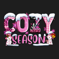 Pink Cozy Season With Snowman Ado Heavyweight Hoodie | Teevron