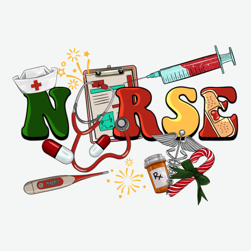 Christmas Nurse Urban Heavy Tee by BarkalooDesign | Teevron