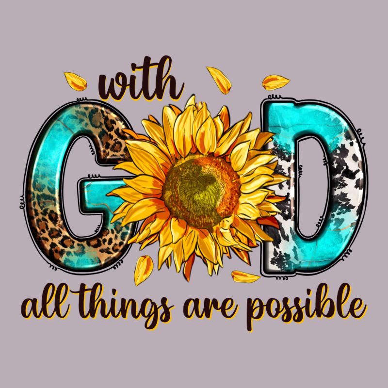 With God All Things Possible Vintage Tee by RanaPortraitStore | Teevron