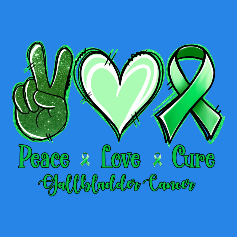 Peace Love Cure Gallbladder Cancer Premium Hoodie by NancyCooperArtShop | Teevron