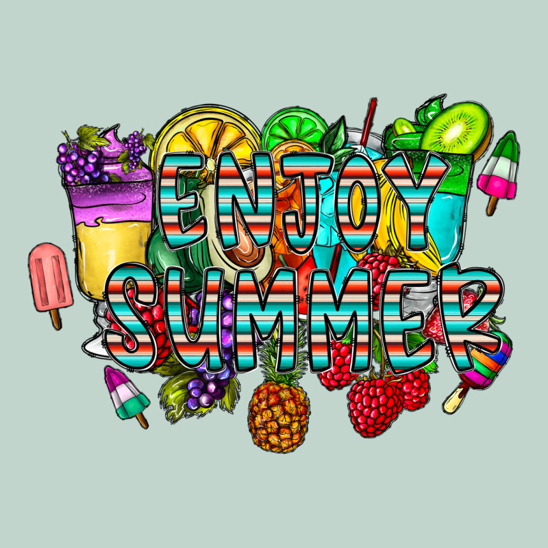 Enjoy Summer Zipper Hoodie by CowhideDigitalArt | Teevron