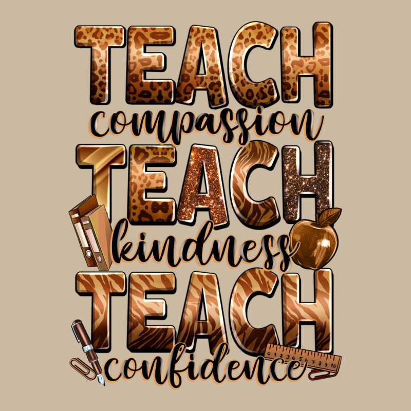 Teach Compassion Teach Kindness Teach Confidence Long Sleeve Tee by Zillion Design Studio | Teevron