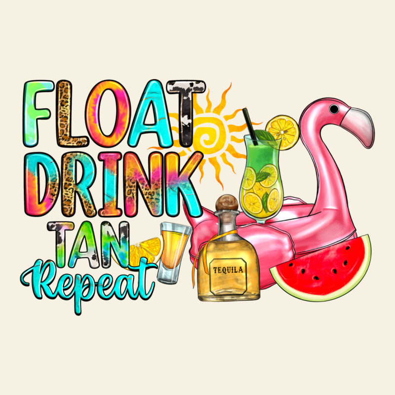 Float Drink Tan Repeat Vintage Tee by RanaPortraitStore | Teevron