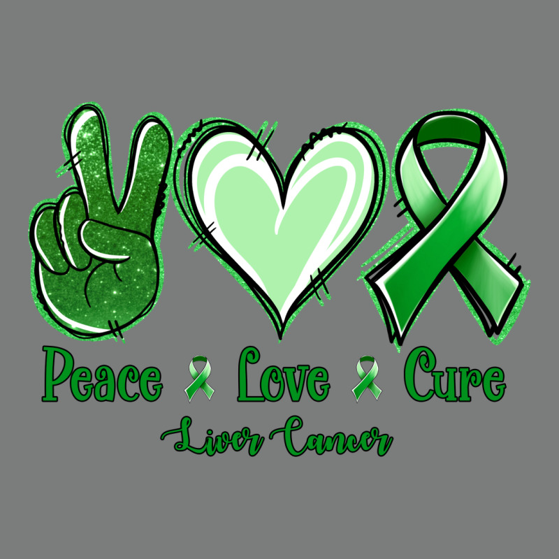 Peace Love Cure Liver Cancer Premium Hoodie by NancyCooperArtShop | Teevron
