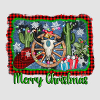 Merry Christmas Western Bull Skull Premium Sweatshirt | Teevron
