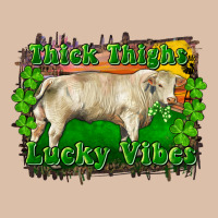 Thick Thighs Lucky Vibes Charolais Bull Urban Heavy Tee | Teevron