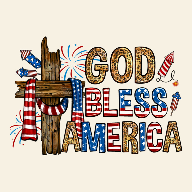 God  Bless America With Cross Vintage Tee by RanaPortraitStore | Teevron