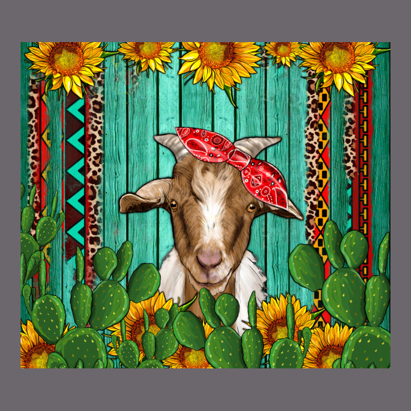 Goat With Sunflower And Cactus Premium Sweatshirt by Artiststas | Teevron