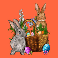 Bunnys Carrots Eggs With Basket Easter Premium Hoodie | Teevron