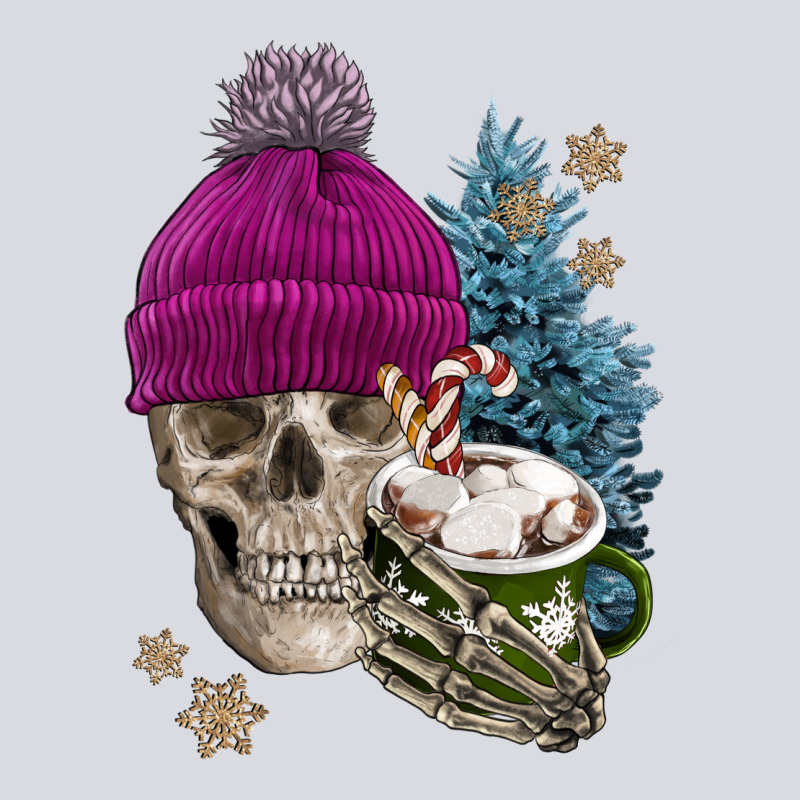 Winter Skeleton Skull Zipper Hoodie by FaDigitalArtStudio | Teevron