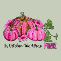 In October We Wear Pink Pumpkin And Sunflowers Long Sleeve Tee | Teevron