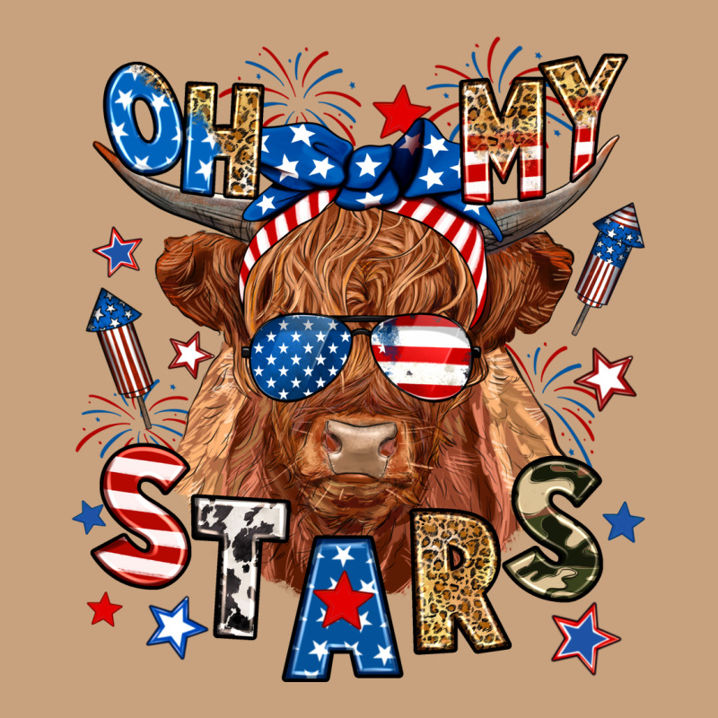 Oh My Stars Highland Cow Vintage Tee by RanaPortraitStore | Teevron