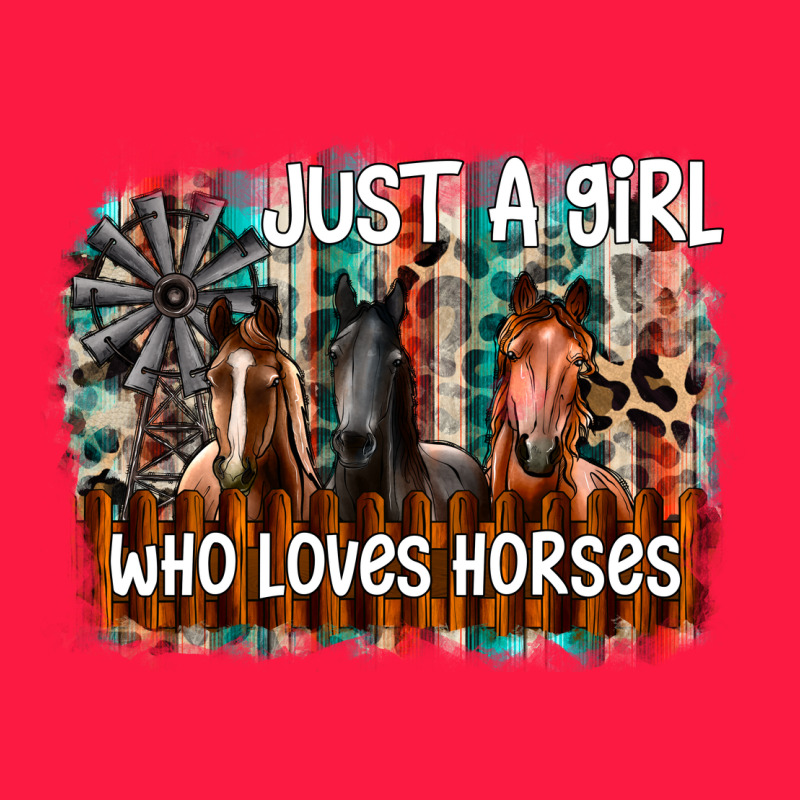 Just A Girl Who Loves Horses Zipper Hoodie by CowhideDigitalArt | Teevron