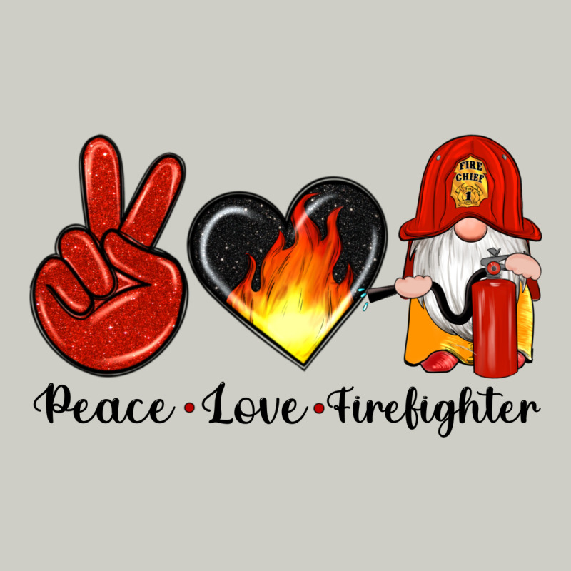 Peace Love Firefighter Heavyweight Hoodie by Artiststas | Teevron