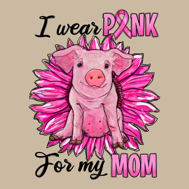 I Wear Pink For My Mom Pig Long Sleeve Tee by RanaPortraitStore | Teevron