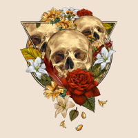 Triangle Flower Skeletons Urban Heavy Tee | Teevron