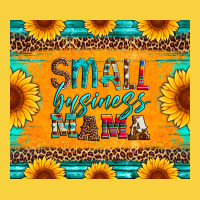 Small Business Mama Leopard Turquoise Aztec Serape Cowhide Sunflowers Premium Sweatshirt | Teevron