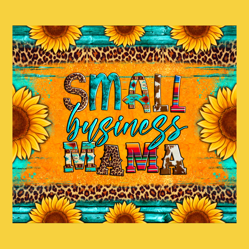 Small Business Mama Leopard Turquoise Aztec Serape Cowhide Sunflowers Premium Sweatshirt by Artiststas | Teevron