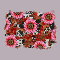 Valentines Day Sunflowers Leopard Cowhide Backgrou Vintage Tee | Teevron