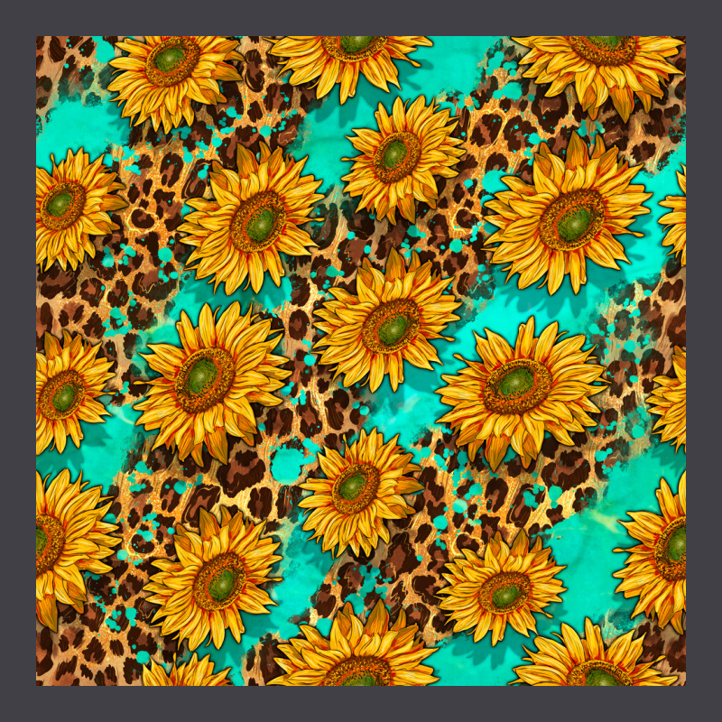 Sunflowers And Leopard Western Seamless Pattern Heavyweight Hoodie by BundleAndBundleShop | Teevron