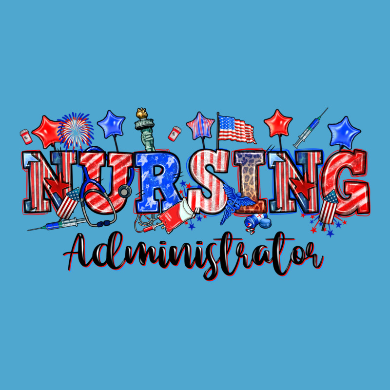 4th Of July Nursing Administrator Premium Hoodie by NancyCooperArtShop | Teevron