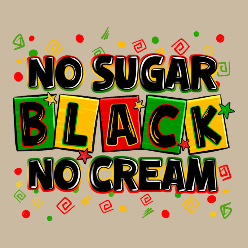No Sugar No Cream Black Long Sleeve Tee by Zillion Design Studio | Teevron