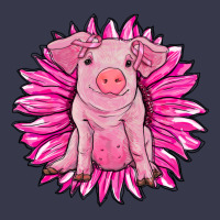 Pink Sunflower Pig Long Sleeve Tee | Teevron