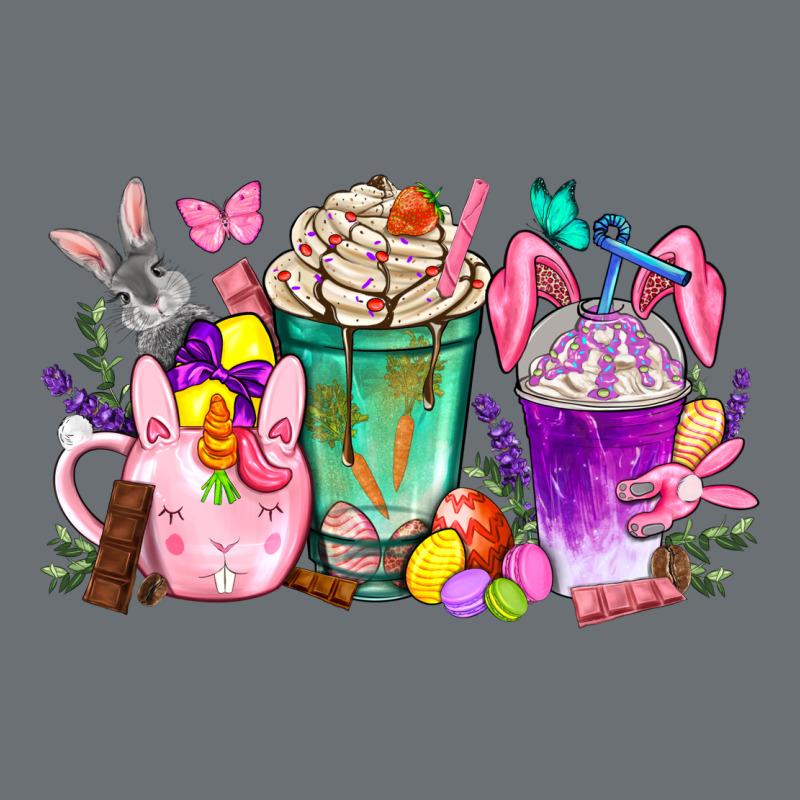 Easter Coffee Cups With Bunny Premium Hoodie by NancyCooperArtShop | Teevron