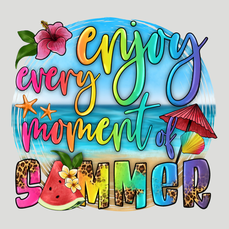Enjoy Every Moment Of Summer Zipper Hoodie by HRA Design Shop | Teevron