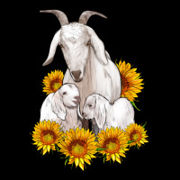Goat Family With Sunflowers Premium Sweatshirt | Teevron