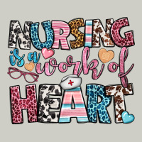 Nursing Is A Work Of Heart Heavyweight Hoodie | Teevron