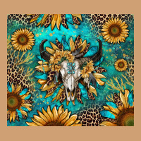Bull Skull Sunflowers Vintage Tee | Teevron