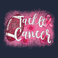 Tackle Cancer Football Leopard Premium Sweatshirt | Teevron